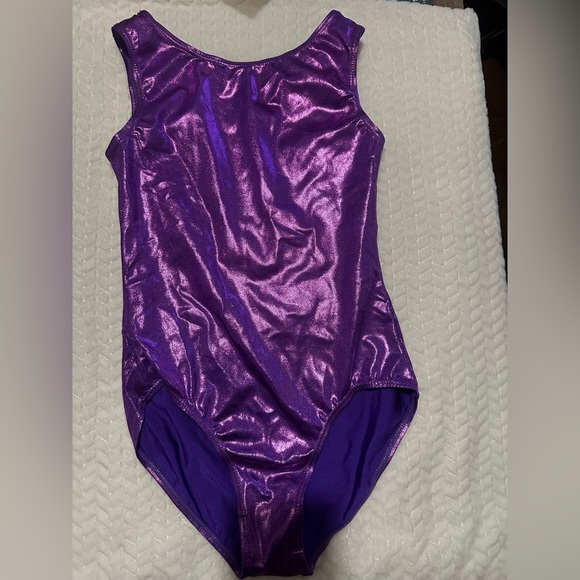 Women’s Sparkling Purple Dancewear - Picture 3 of 3